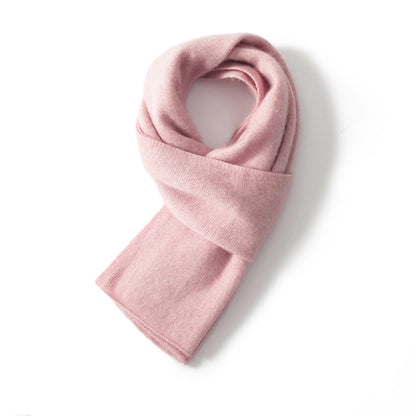Knitted cashmere scarf