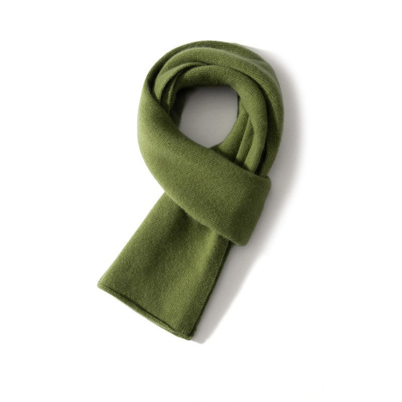 Knitted cashmere scarf