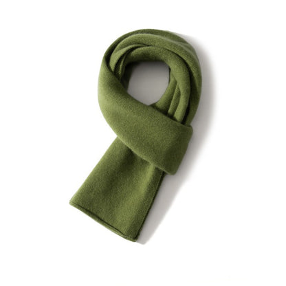 Knitted cashmere scarf
