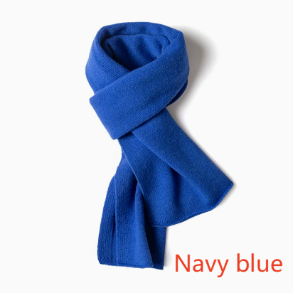 Knitted cashmere scarf