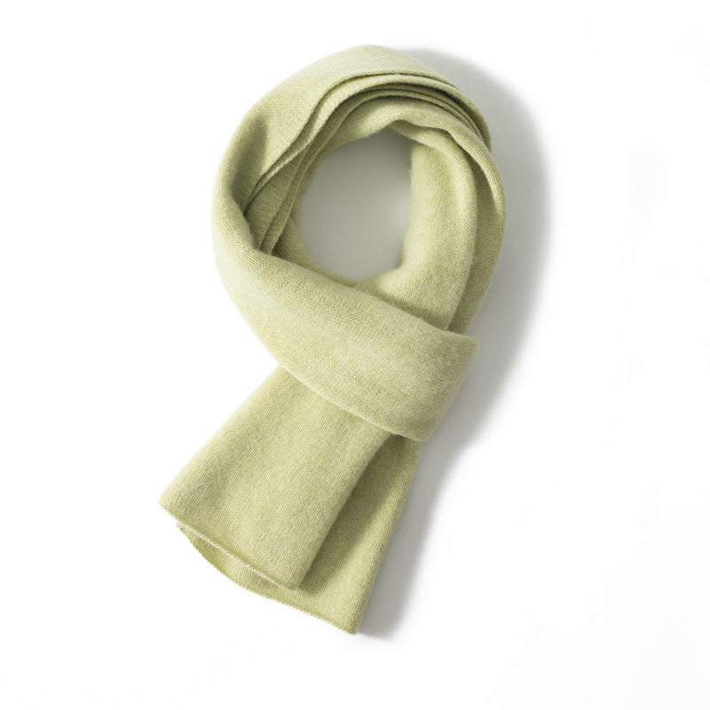 Knitted cashmere scarf