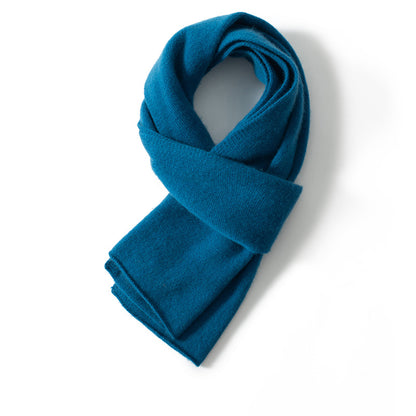 Knitted cashmere scarf