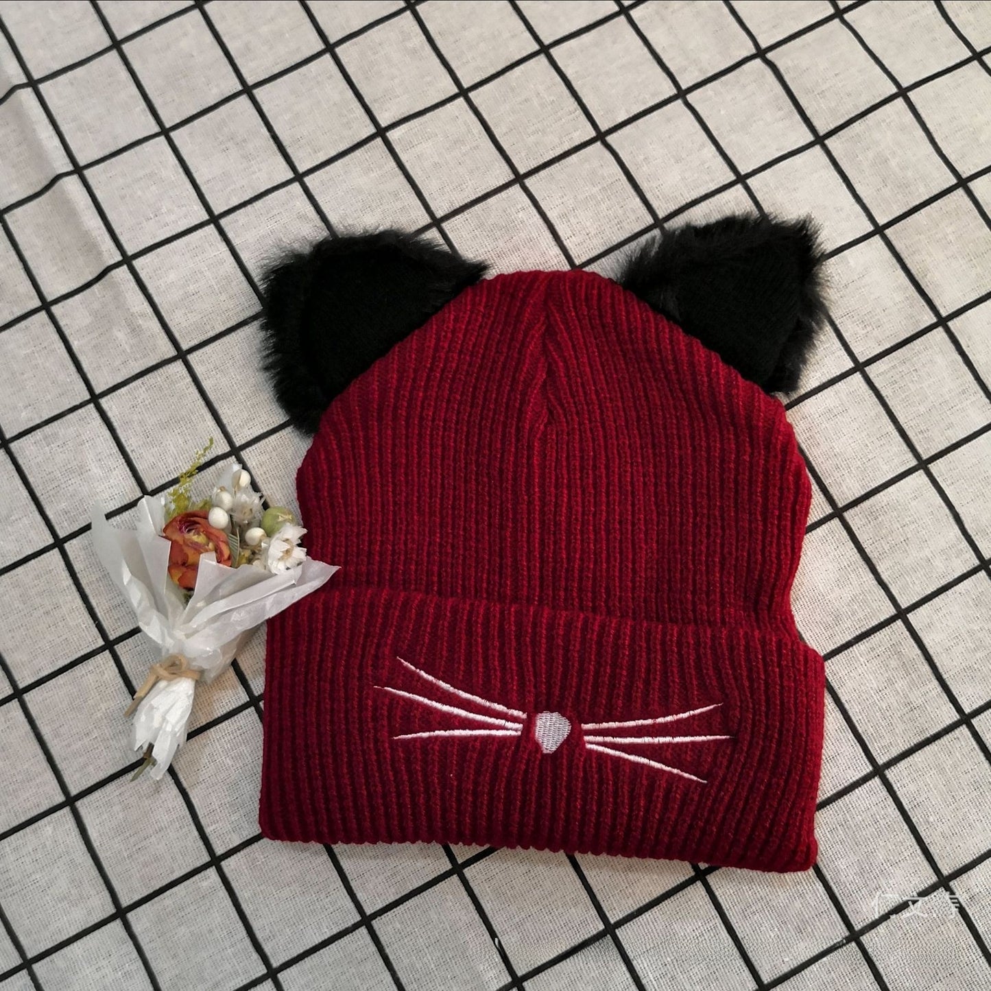 Knitted Cat Hat