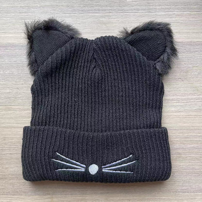 Knitted Cat Hat