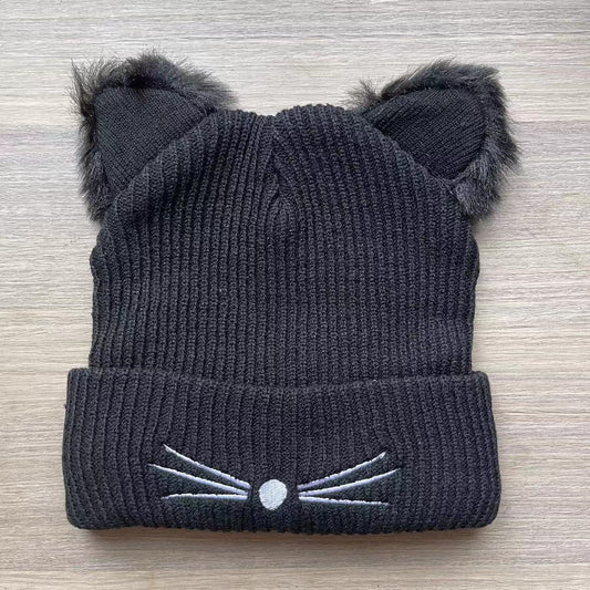 Knitted Cat Hat