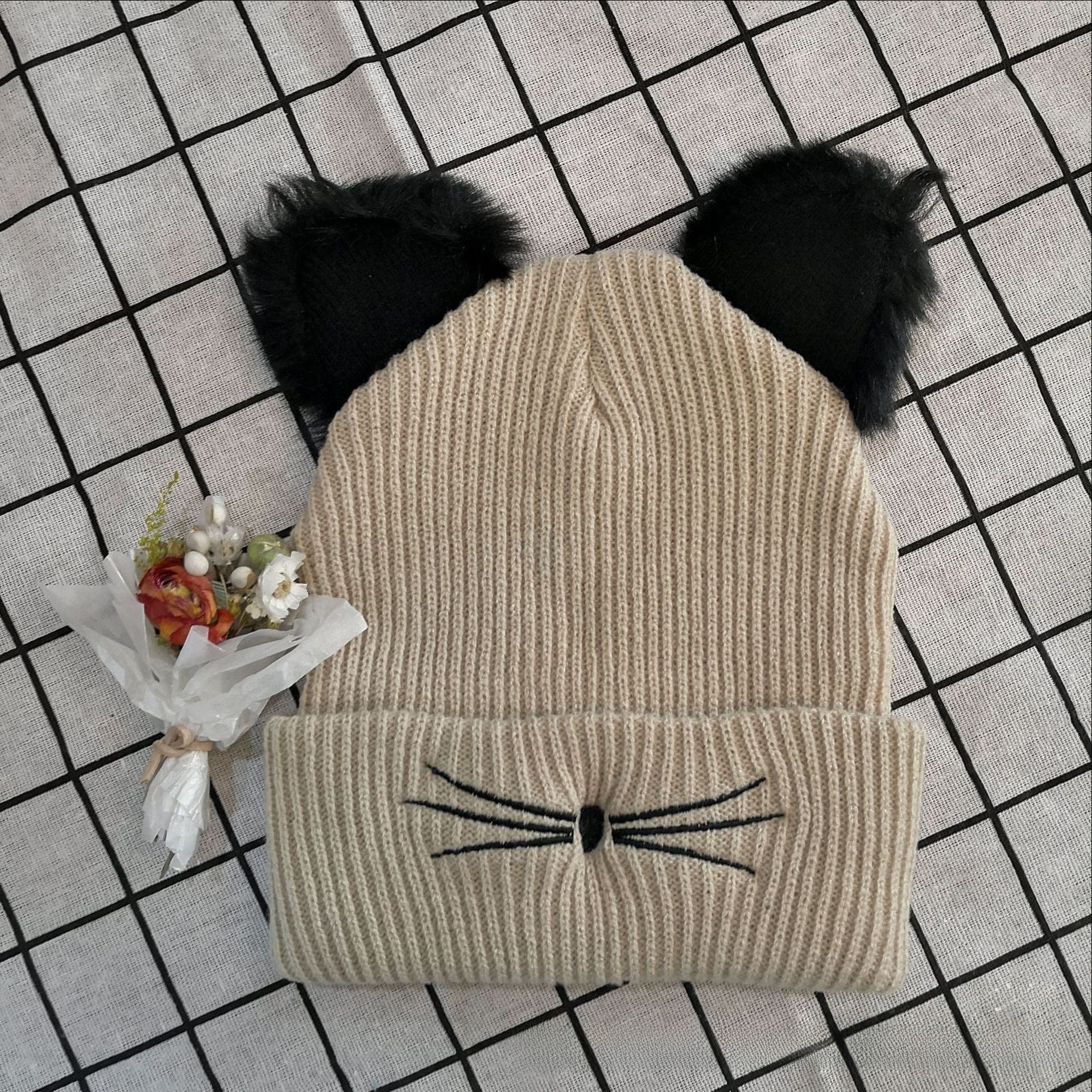 Knitted Cat Hat