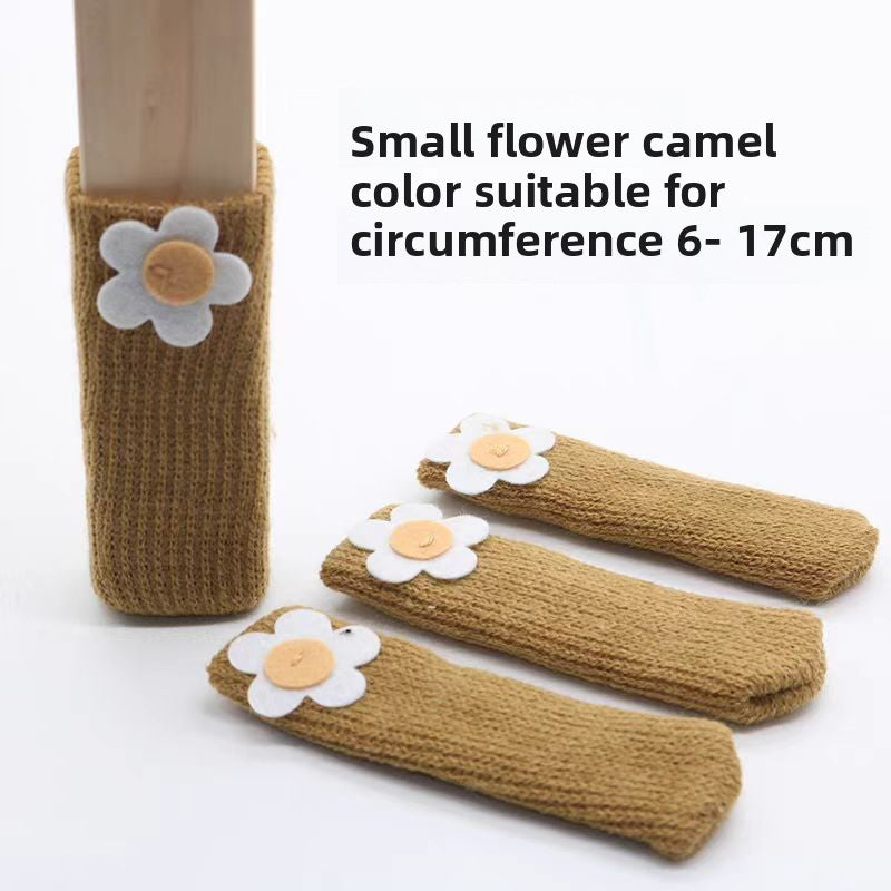Knitted chair leg cover
