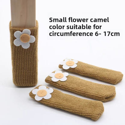 Knitted chair leg cover