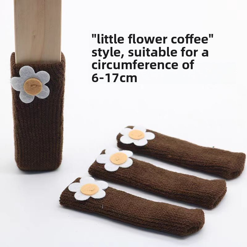 Knitted chair leg cover