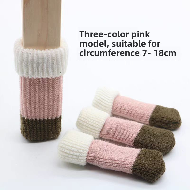 Knitted chair leg cover
