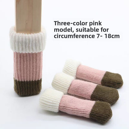 Knitted chair leg cover
