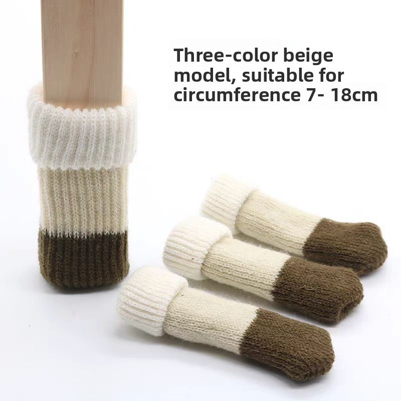 Knitted chair leg cover