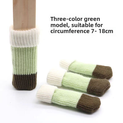Knitted chair leg cover