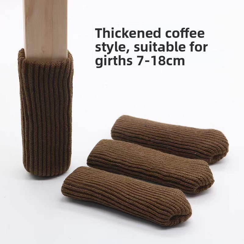 Knitted chair leg cover