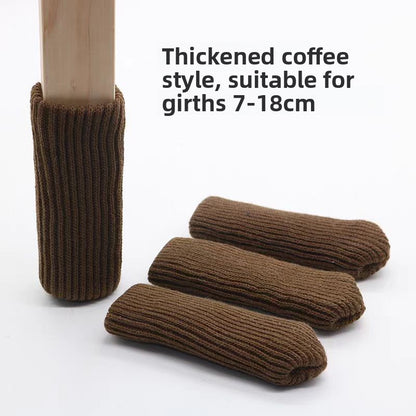 Knitted chair leg cover