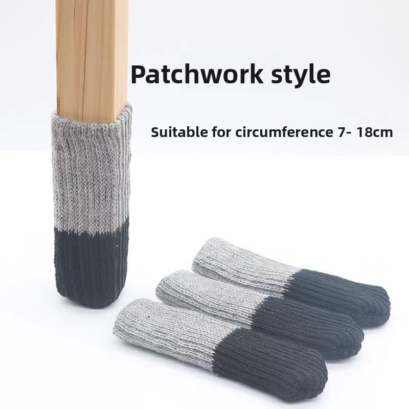 Knitted chair leg cover