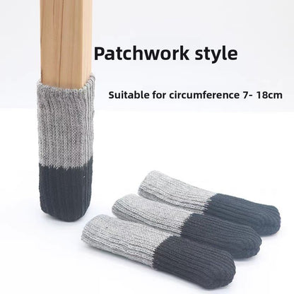 Knitted chair leg cover