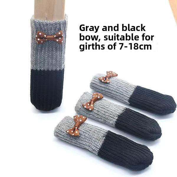 Knitted chair leg cover