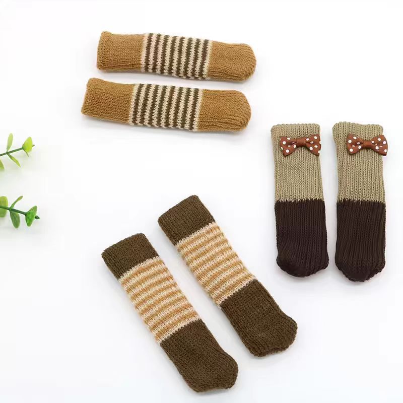 Knitted chair leg cover