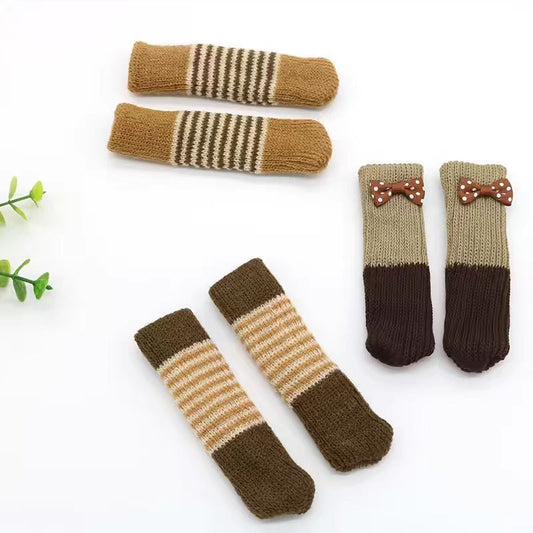 Knitted chair leg cover