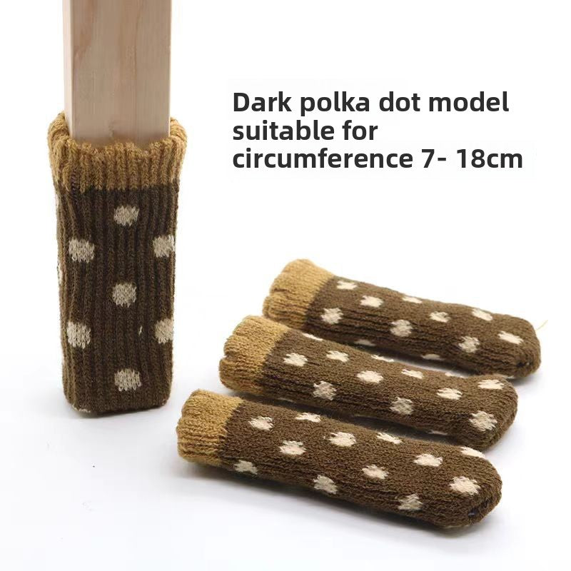 Knitted chair leg cover