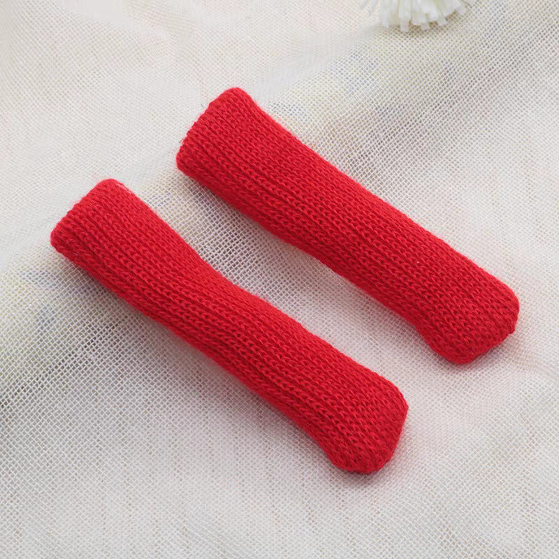 Knitted chair leg cover