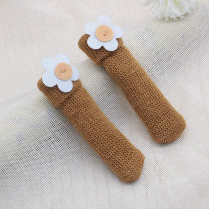 Knitted chair leg cover