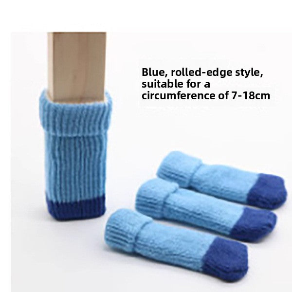 Knitted chair leg cover