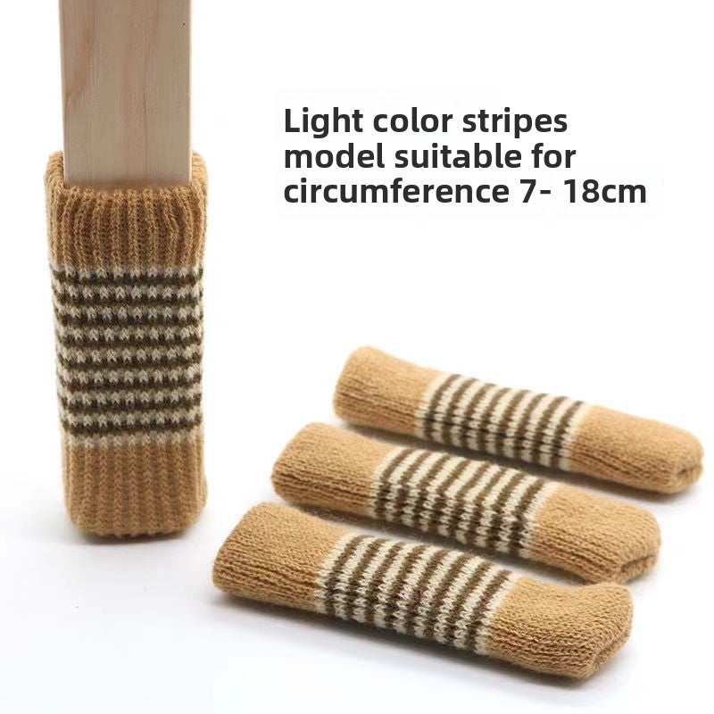 Knitted chair leg cover