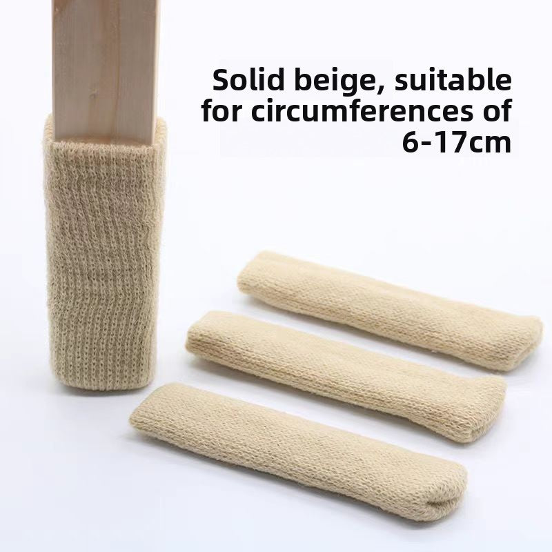 Knitted chair leg cover
