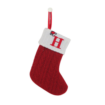 Knitted Christmas socks