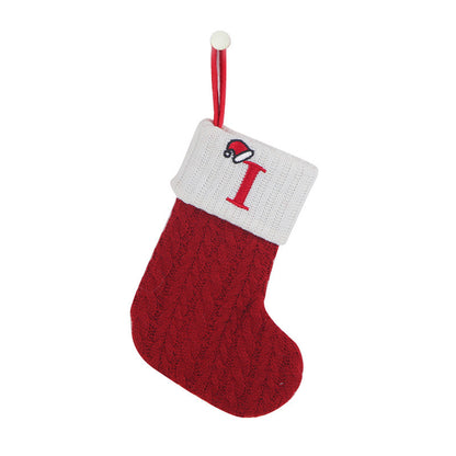 Knitted Christmas socks