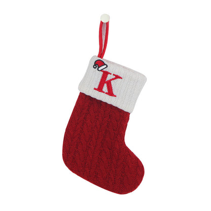 Knitted Christmas socks