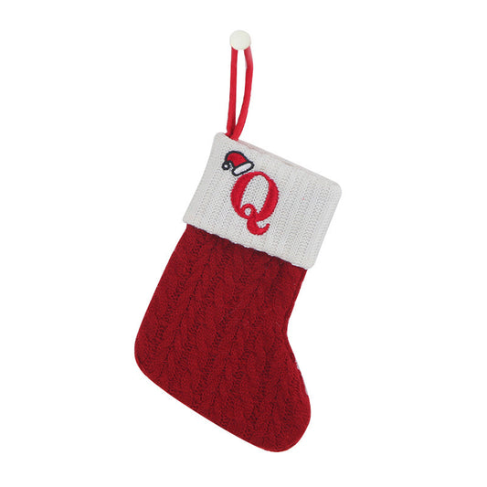 Knitted Christmas socks