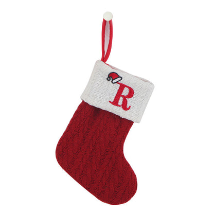 Knitted Christmas socks