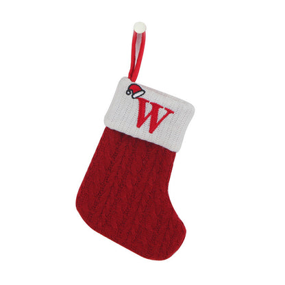 Knitted Christmas socks