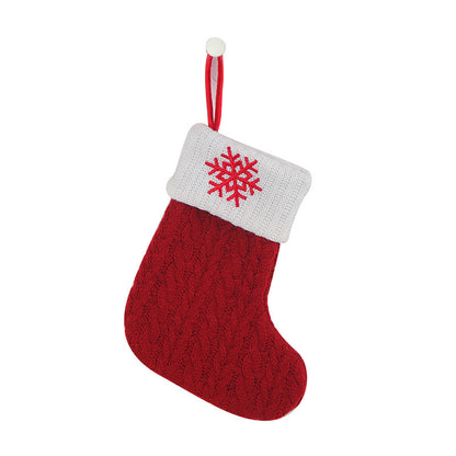 Knitted Christmas socks