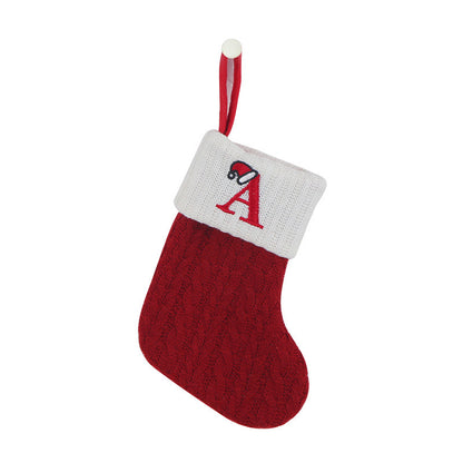 Knitted Christmas socks
