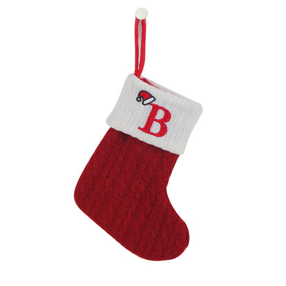 Knitted Christmas socks