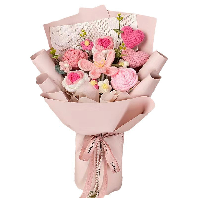 Knitted Flower Bouquet