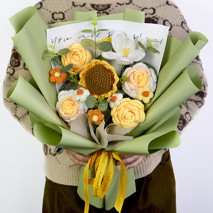 Knitted Flower Bouquet