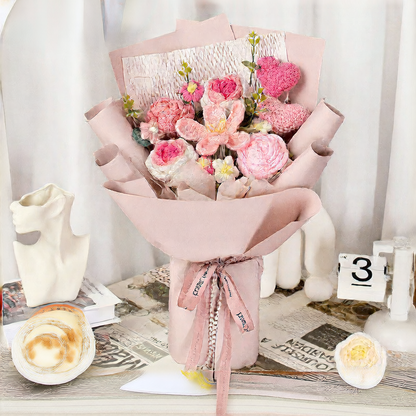 Knitted Flower Bouquet