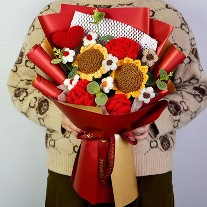Knitted Flower Bouquet