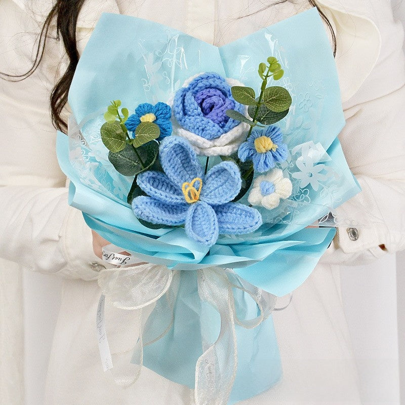Knitted flower