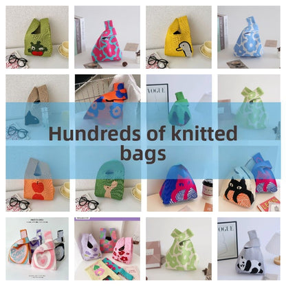 Knitted handbag