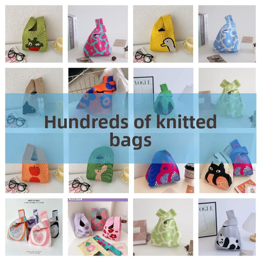 Knitted handbag