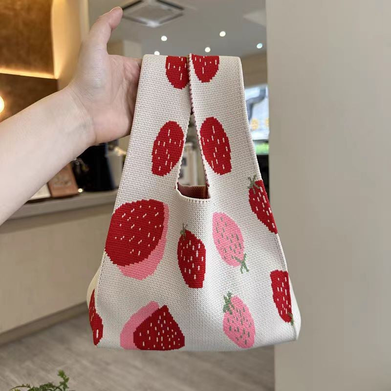 Knitted handbag