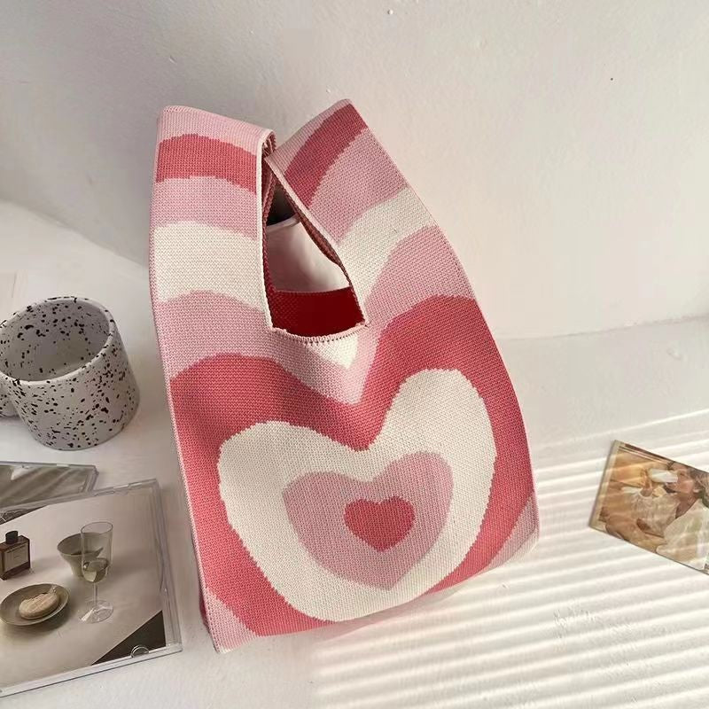 Knitted handbag