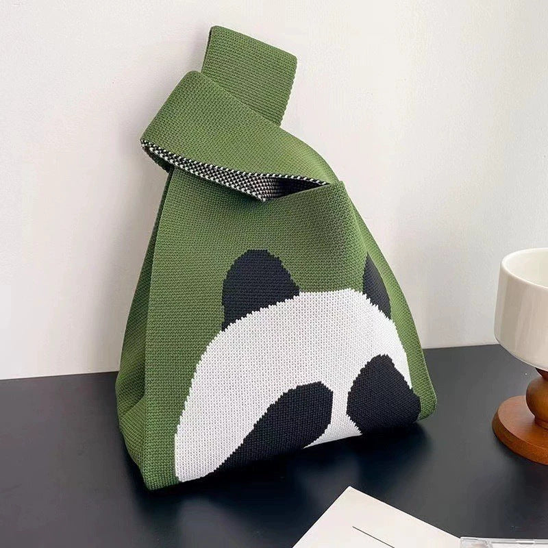 Knitted handbag