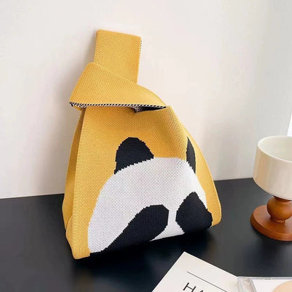Knitted handbag